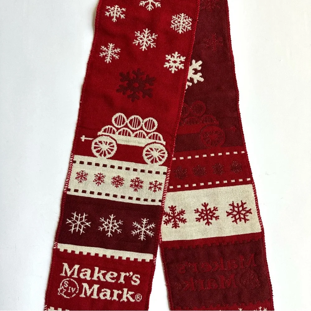 Maker’s Mark Whiskey Red Scarf